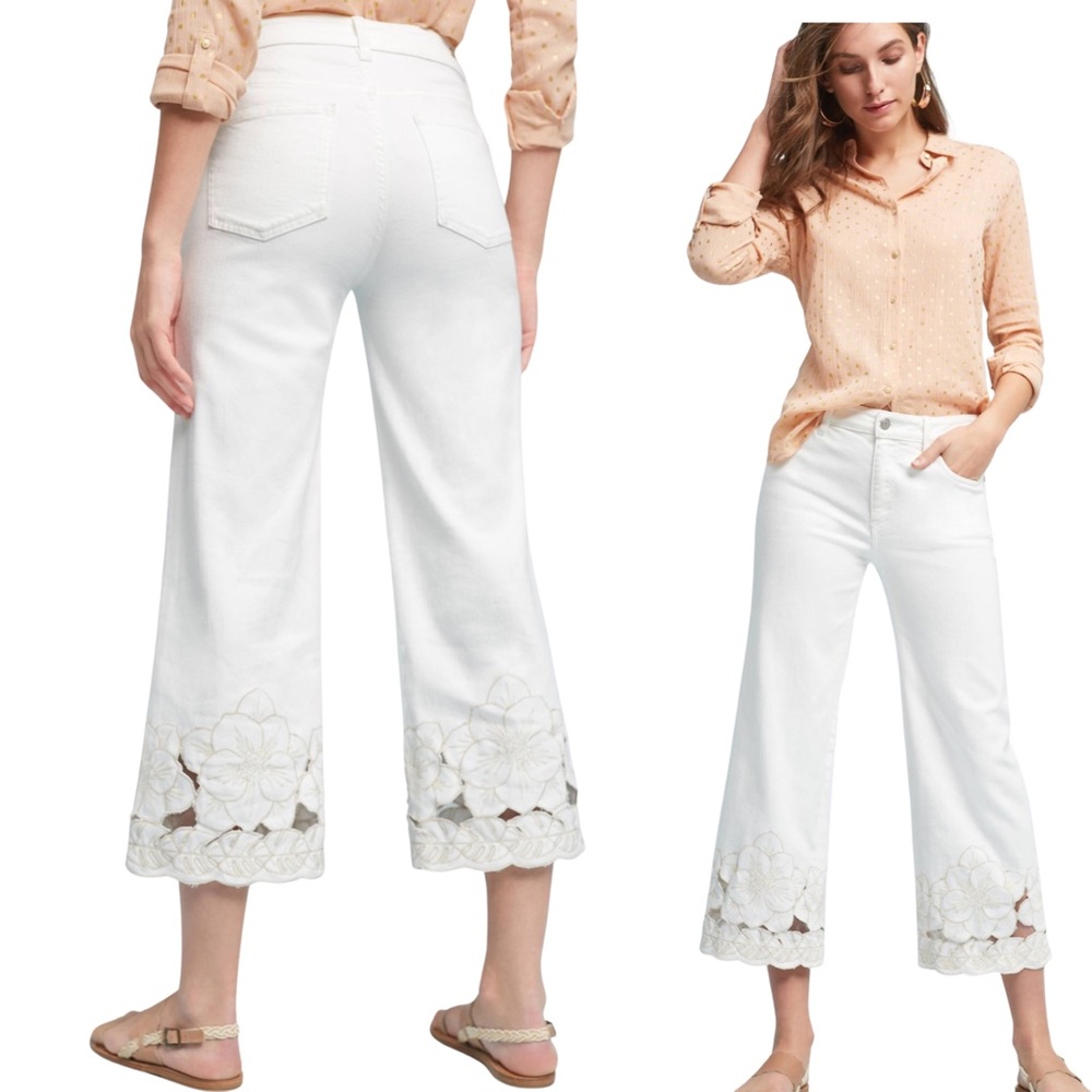 Pilcro and the Letterpress Pilcro Stet Mid-Rise Cutout Cropped Jeans - Picture 12 of 16